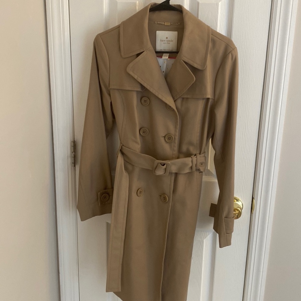 Kate Spade Trench Coat, Size Small